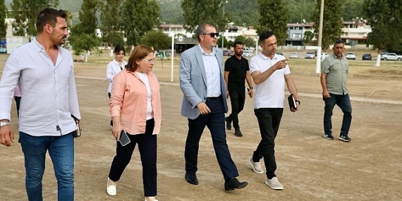 Didim Belediye Başkanı Hatice Gençay, Akbük Mahallesi’nde incelemelerde bulundu