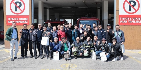 Güney Kore’nin Changwon şehrinin itfaiye teşkilatından oluşan bir heyet Nevşehir Belediyesi İtfaiye Müdürlüğü’nü ziyaret ederek incelemelerde bulundu