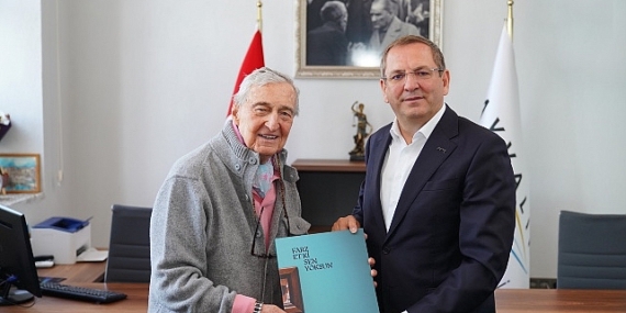 Koç Holding Yönetim Kurulu Onursal Başkanı M. Rahmi Koç’tan Başkan Mesut Ergin’e ziyaret