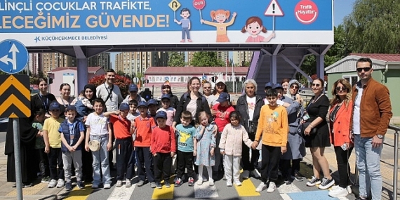 Küçükçekmece’deki Trafik Eğitim Parkı’nda Özel Çocuklara Özel Eğitim