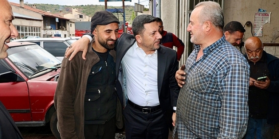 Nevşehir Belediye Başkanı Rasim Arı, Yeni Sanayi Sitesi esnafı ile bir araya geldi