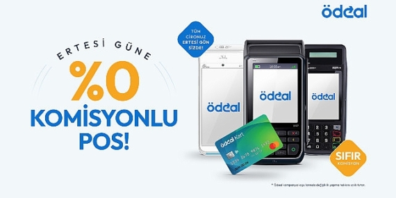 Ödeal’dan Esnafa Müjde: Ertesi Güne %0 Komisyonlu POS