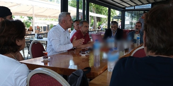 Sanat Sokağı’ndaki esnafla toplantı yapıldı