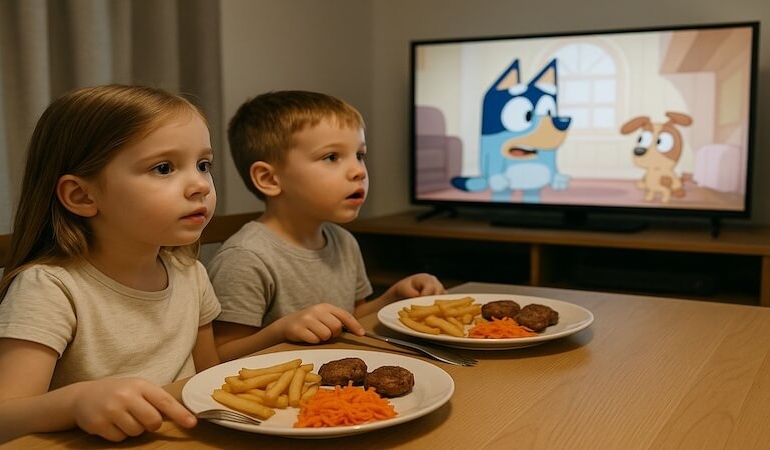 Ekran Karşısında Yemek Yiyen Çocuklar: Sessiz Tehlike