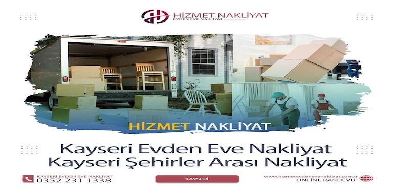 Güvenli ve Konforlu Taşınmanın Adresi Kayseri Evden Eve Nakliyat