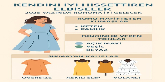 Kendini İyi Hissettiren Kıyafetler: 2025 Yazında Ruhuna İyi Gelecek Elbiseler