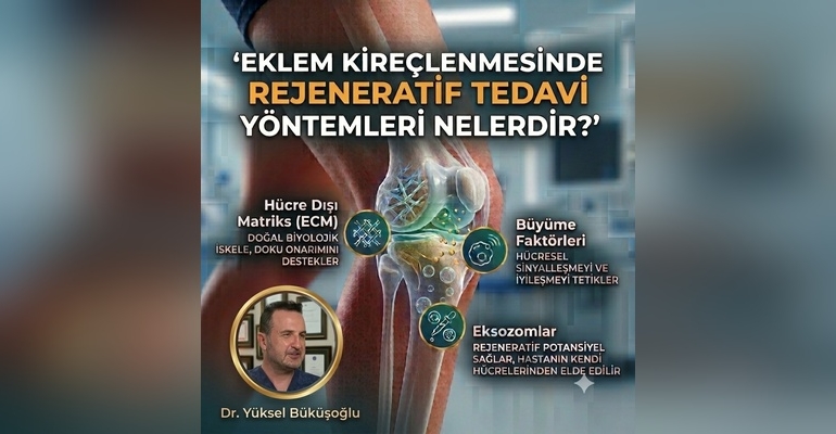Eklem Kireçlenmesinde Yeni Umut: Eksozom Tedavisi Diz Ağrısı ve Hareket Kısıtlılığının Giderilmesinde Etkili Olabiliyor